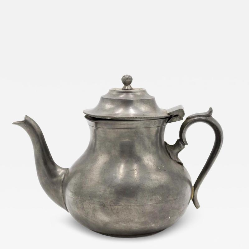 English Renaissance Style Pewter Teapot