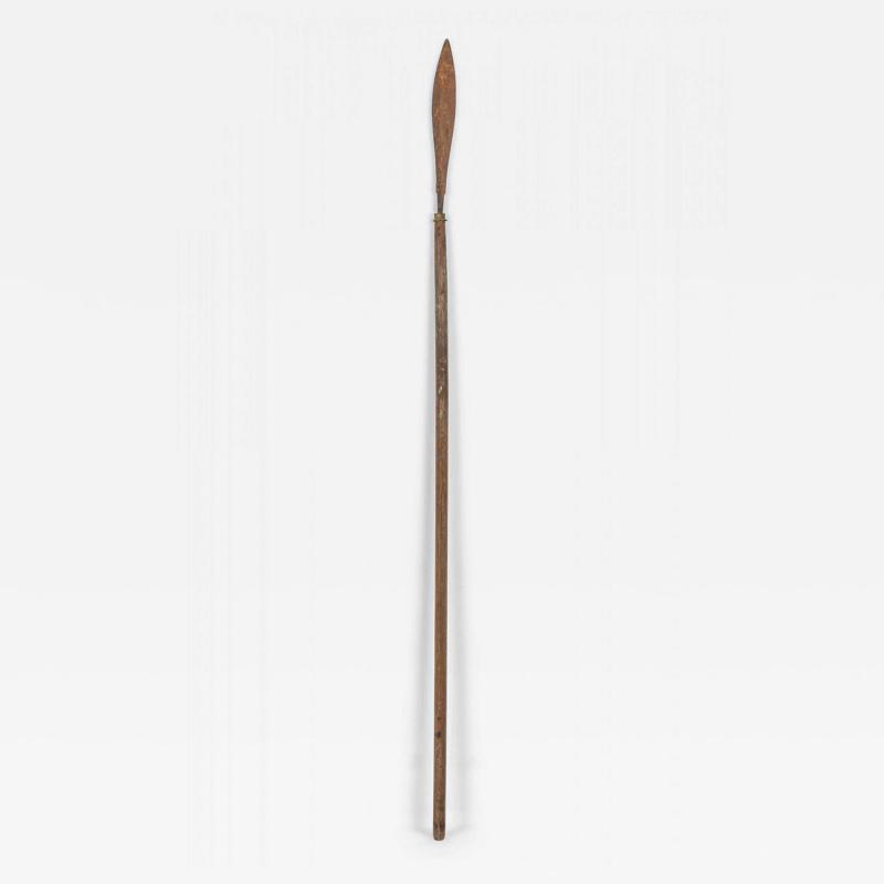 English Renaissance Style Wood and Iron Blade