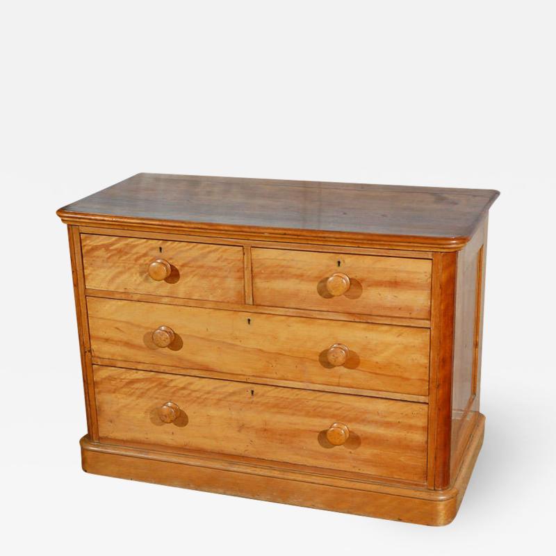 English Satinwood Chest of Drawers