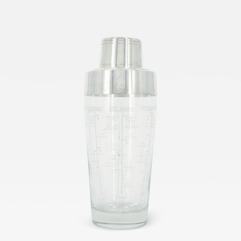 English Sheffield Silver Plate Cocktail Shaker