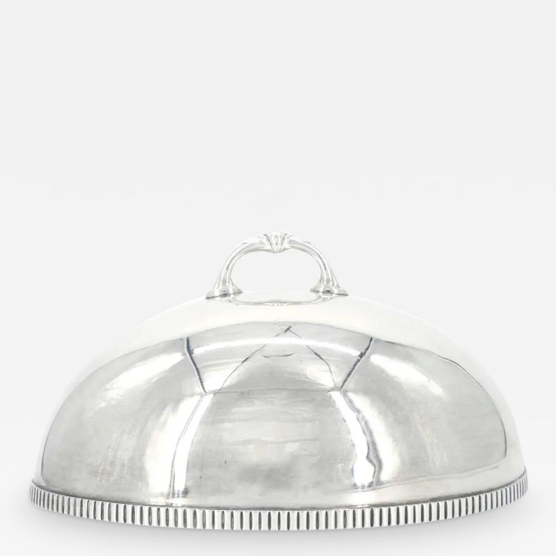 English Sheffield Silver Plate Victorian Style Meat Dome