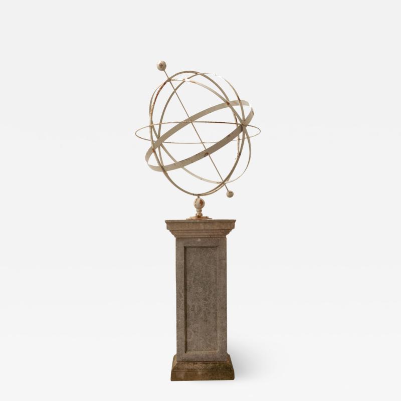 English Stone Metal Armillary