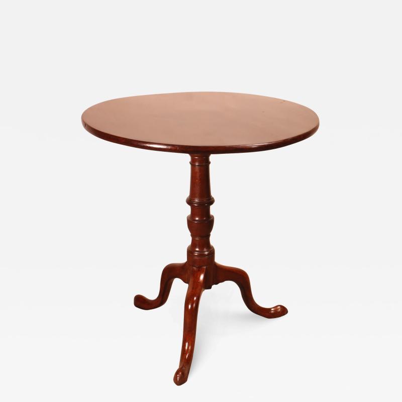 English Tripod Table In Mahogany Circa 1800