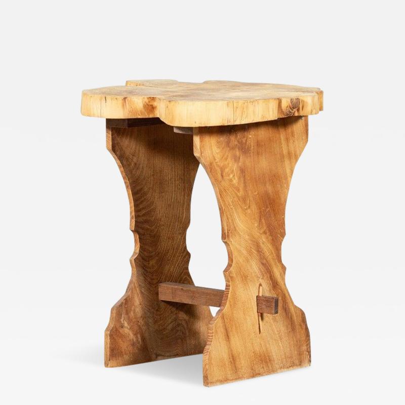 English Vernacular Elm Side Table