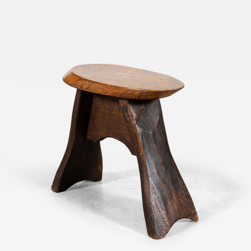 English Vernacular Oak Stool