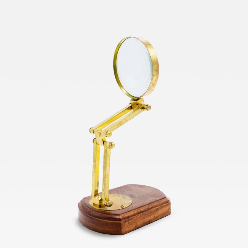 English Victorian Adjustable Magnifying Glass