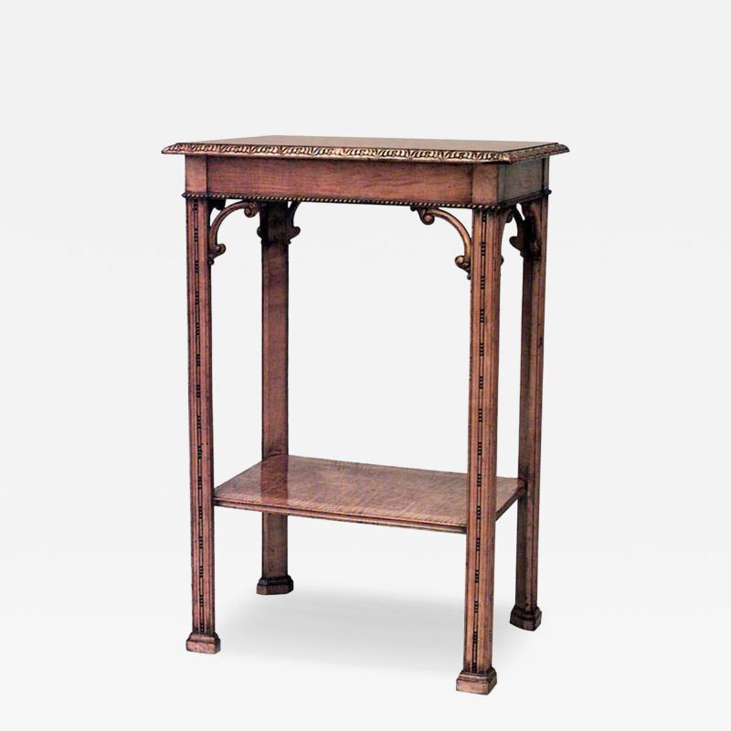 English Victorian Chinese Chippendale End Table