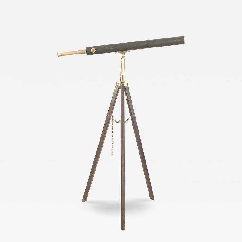 English Victorian Ebonized Telescope