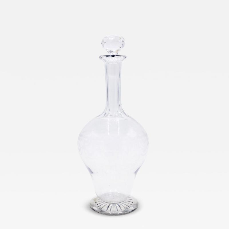 English Victorian Glass Decanter