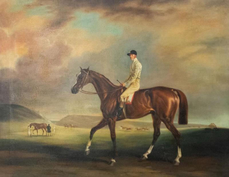 English Victorian Jockey Painting