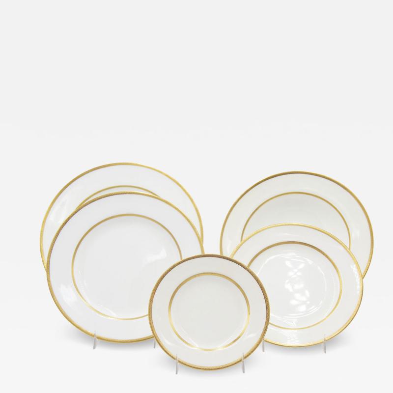 English Victorian Minton Porcelain Dinner Set