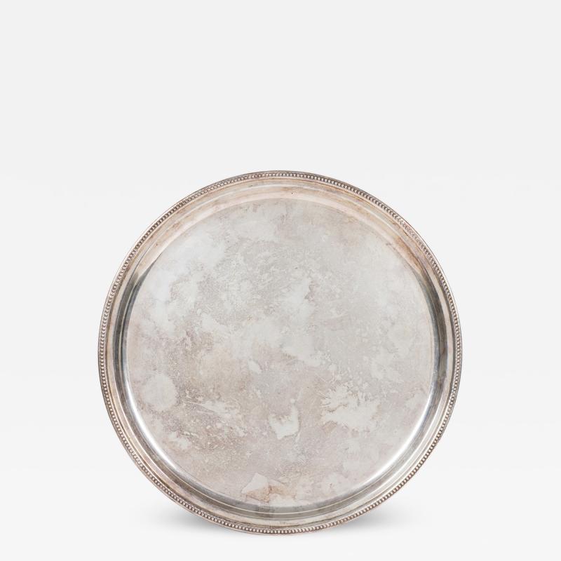English Victorian Silver Plate Tray