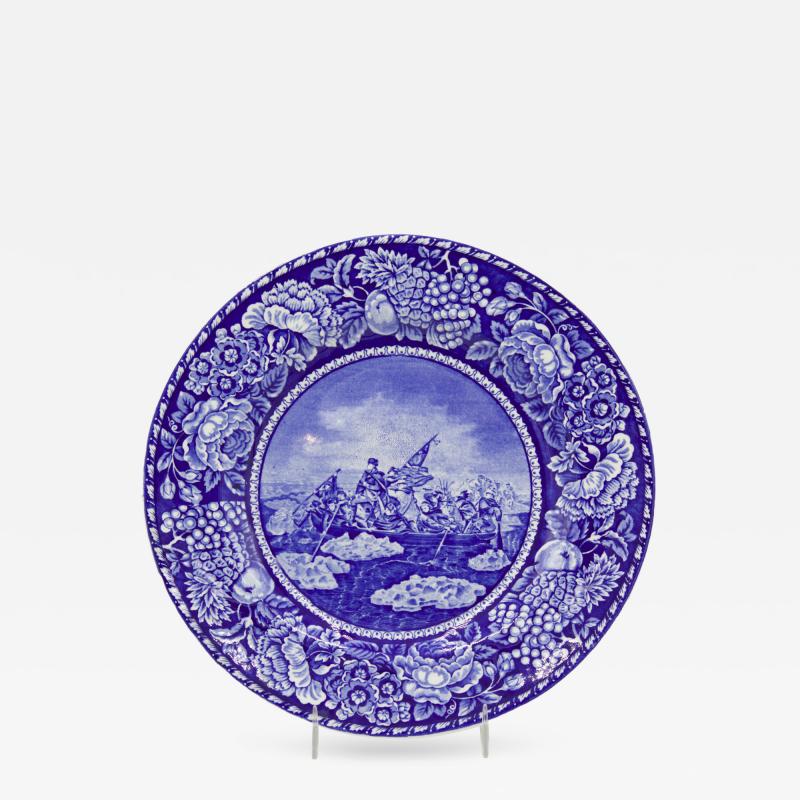 English Victorian Staffordshire Porcelain Plates