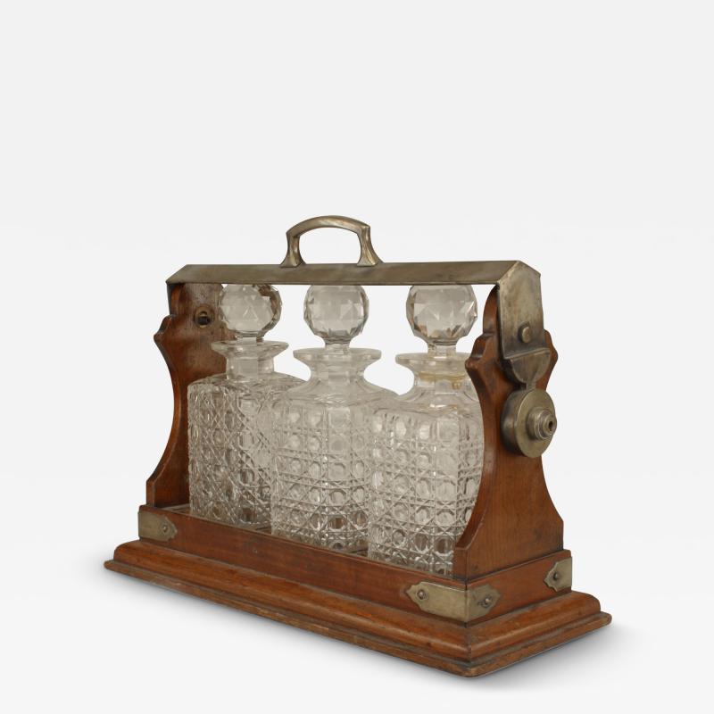 English Victorian Tantalus Set