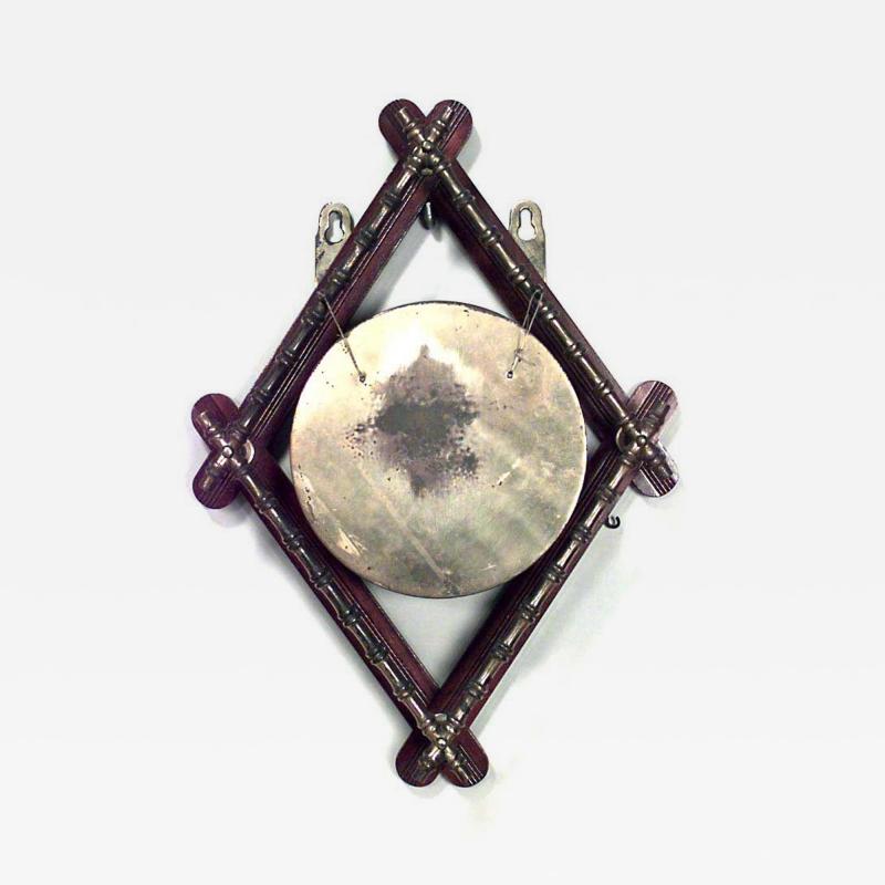 English Victorian Wall Gong