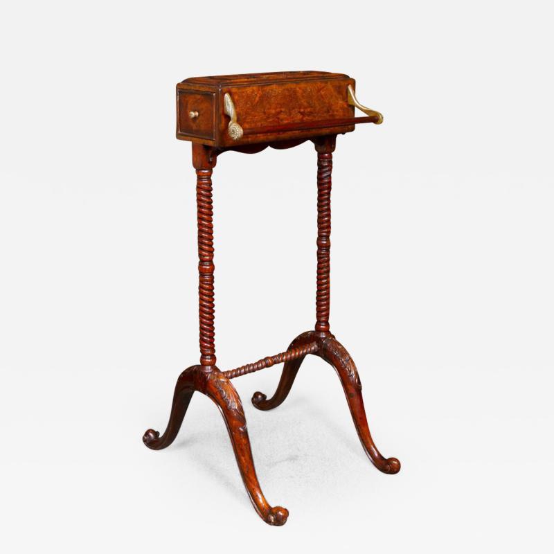 English Walnut Butler Stand or Valet