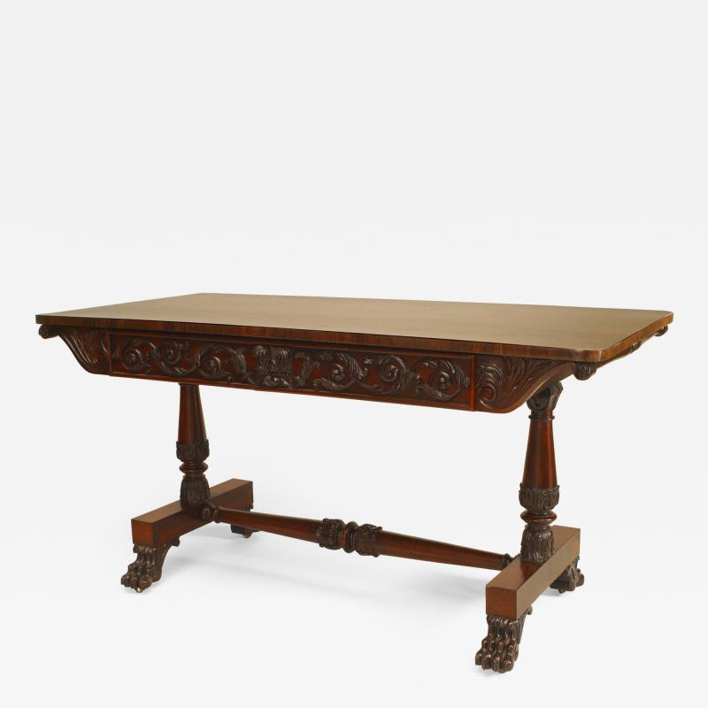 English William IV Rosewood Davenport Table Desk