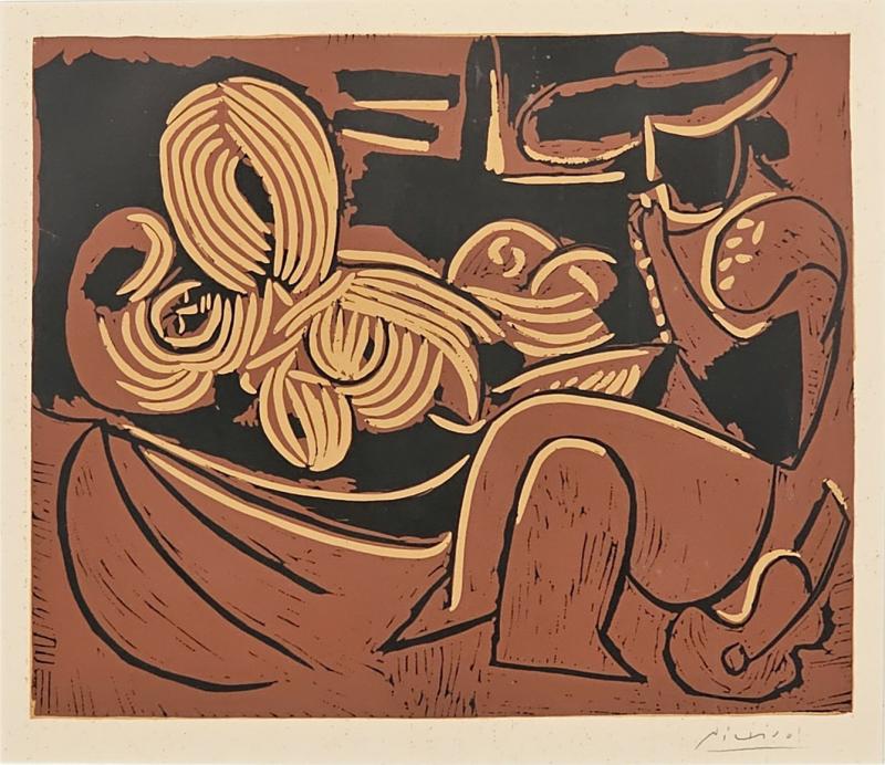 Engraving after Picasso circa 1980