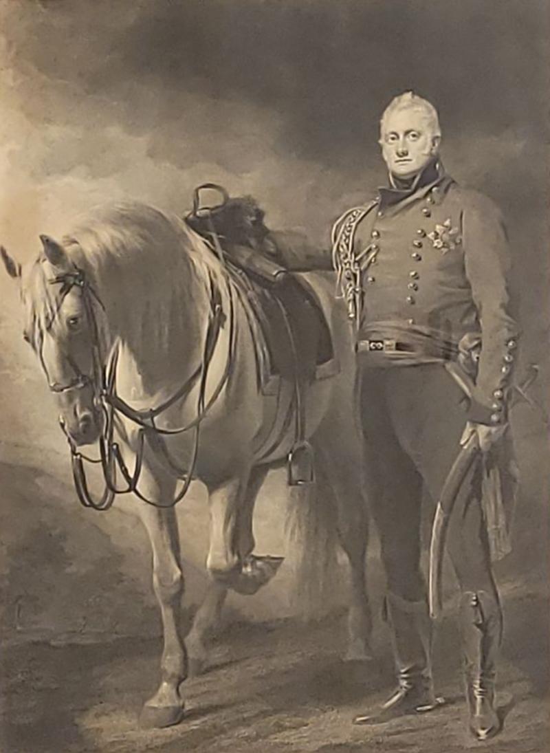 Engraving from a Painting by Henry Raeburn of John Earl of Hopetoun Dated 1909