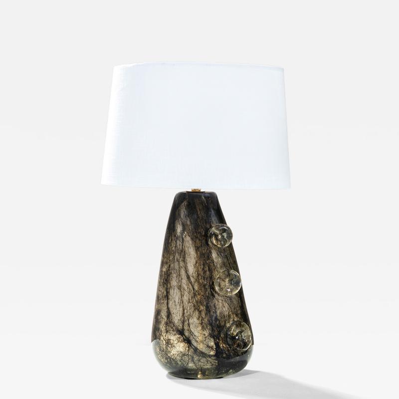 Ercole Barovier Ercole Barovier Crepuscolo Table Lamp Vintage Murano Glass 1946