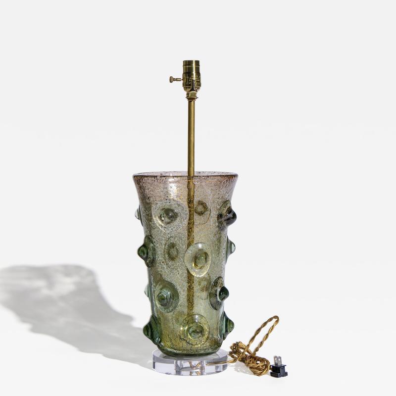 Ercole Barovier Ercole Barovier Italian Murano Mugnoni Table Lamp