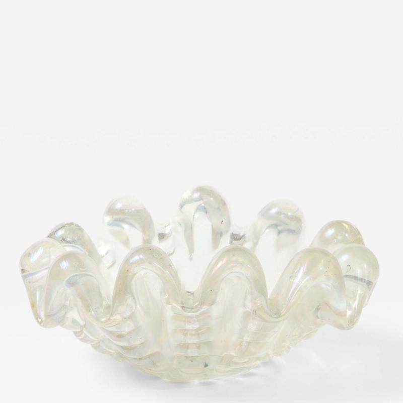 Ercole Barovier Large Scale Grosse Costolature Bowl by Ercole Barovier