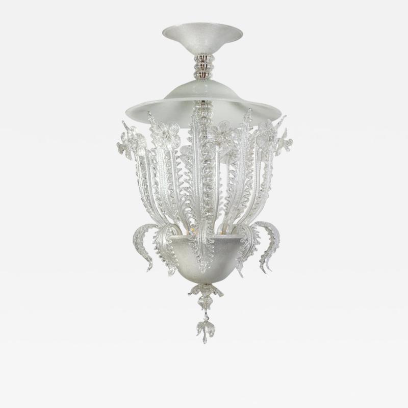 Ercole Barovier Superb Art Deco Murano Glass Chandelier by Ercole Barovier 1930s