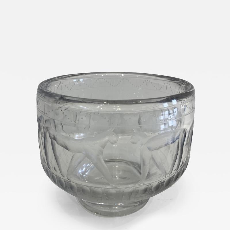 Eric Hoglund Engraved Glass Bowl