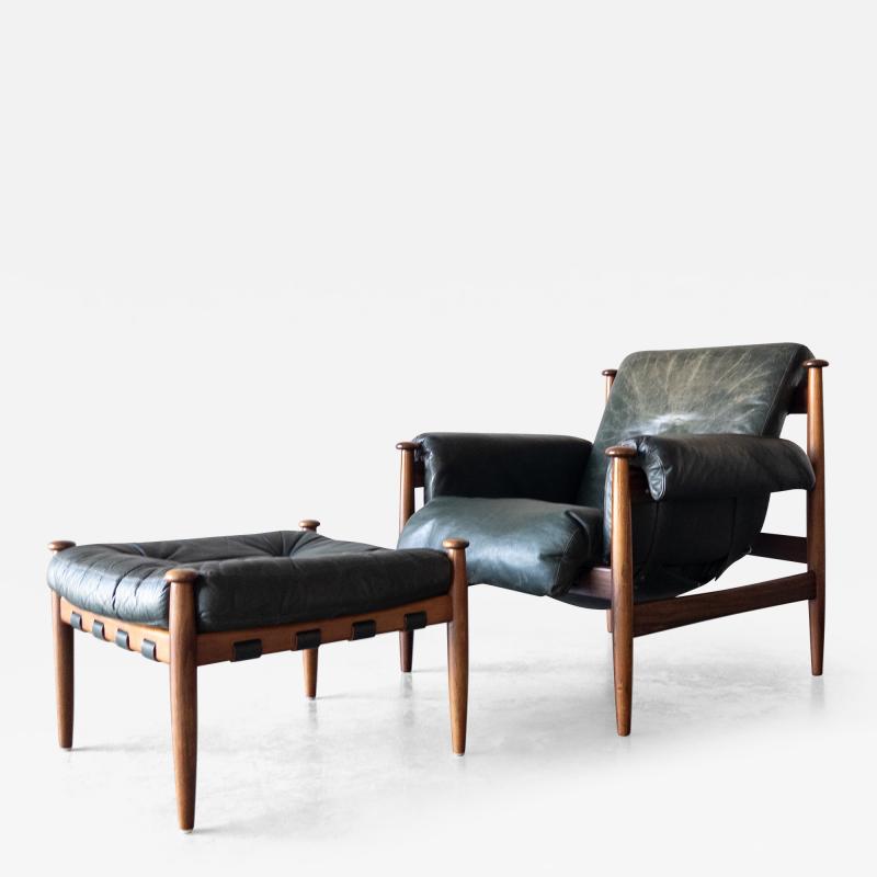 Eric Merthen Amiral Lounge Chair and Ottoman by Eric Merthen for Ire M bler 1960