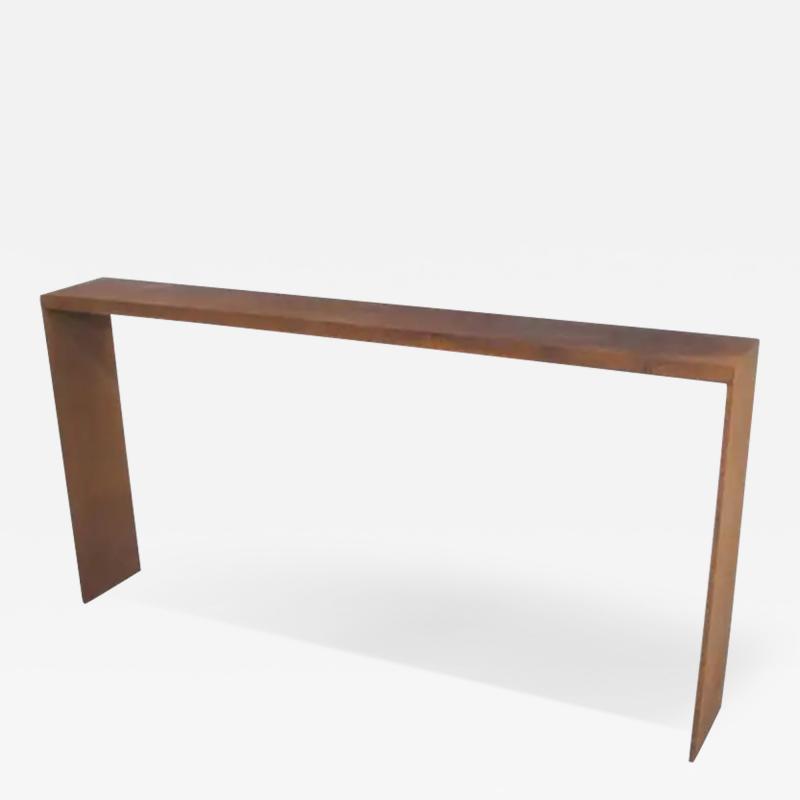 Eric Slayton Eric Slayton Corten Steel Console Table Plate Series 2010