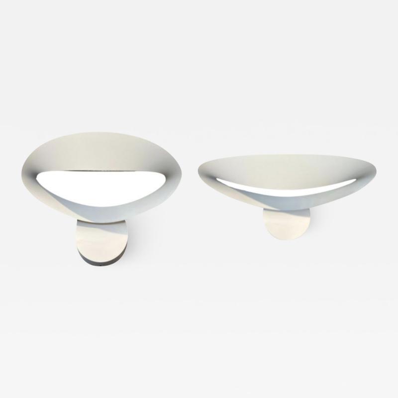 Eric Sole Pair of Artemide Mesmeri Wall Sconces by Eric Sole