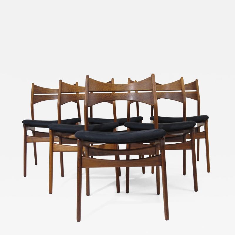Erik Buch Erik Buch Rosewood Dining Chairs Set of 6