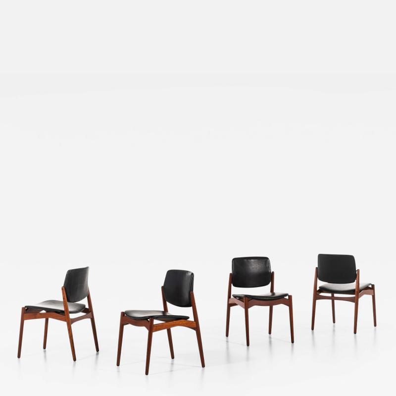 Erik Buck Dining Chairs Model Captain Produced by rum M belsnedkeri