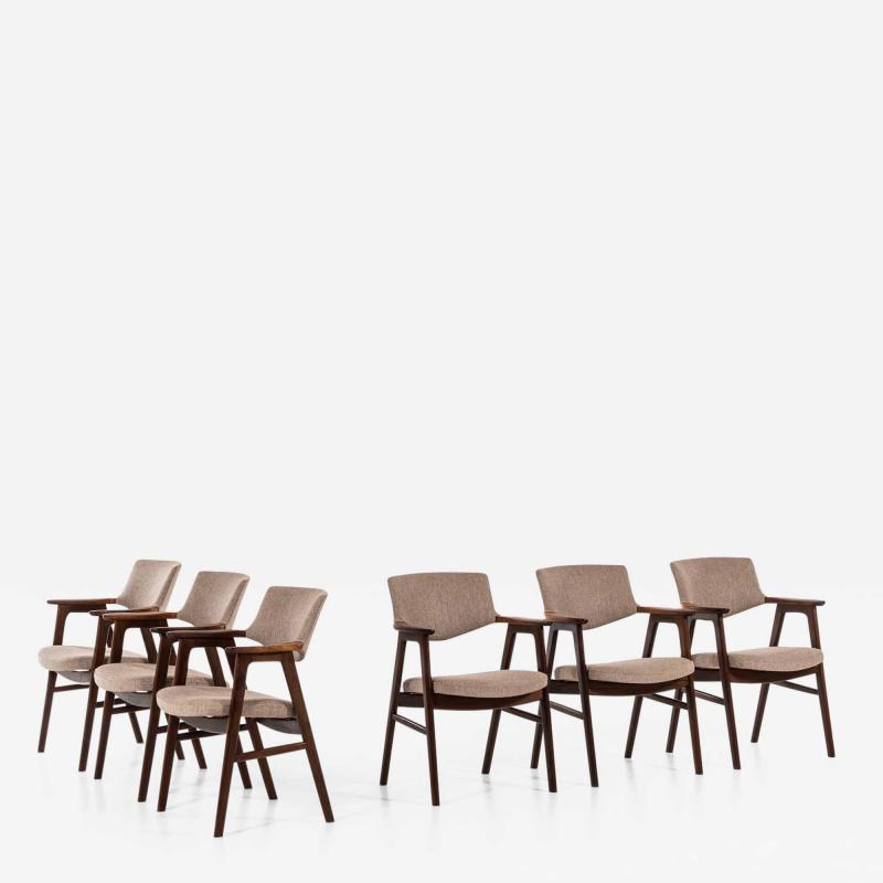 Erik Kirkegaard Armchairs DIning Chairs Produced by H ng Stolefabrik