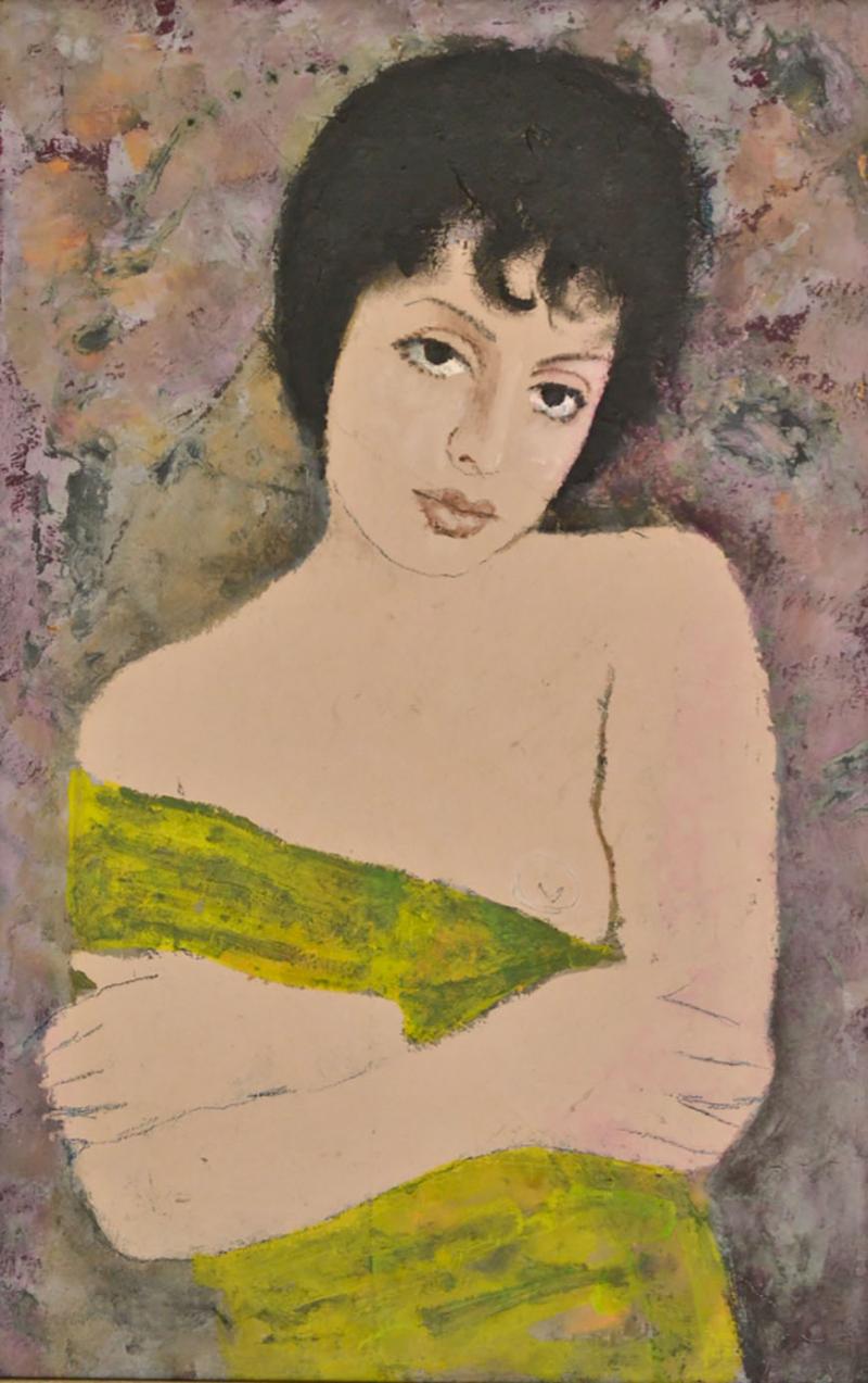 Ernest Neuschul Portrait of A Girl