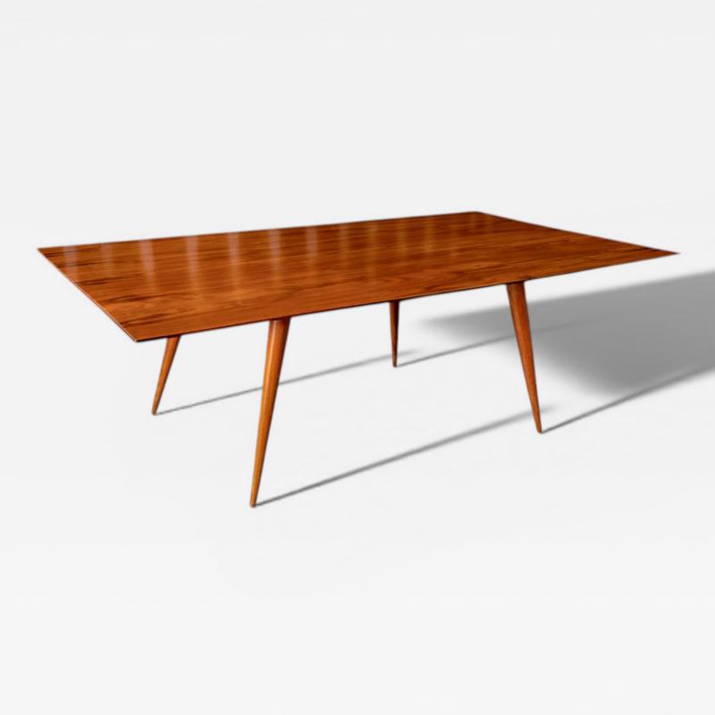 Ernesto Hauner Dining Table in Caviuna Ernesto Hauner for Mobilinea 1950s Lot 100A