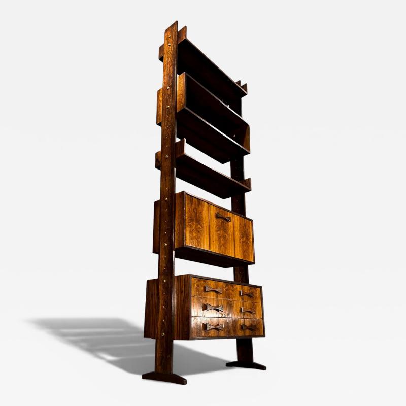 Ernesto Hauner Modular Brazilian Rosewood Shelving Unit by Ernesto Hauner Brazil Lot 182A