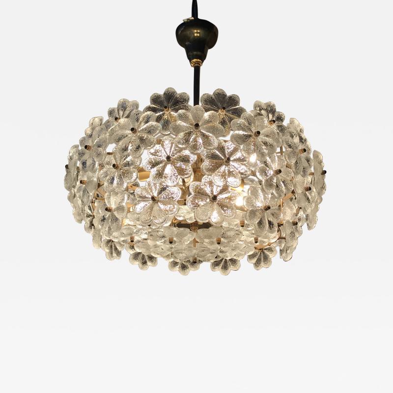 Ernst Palme Ernst Palme Floral Glass Sputnik Chandelier