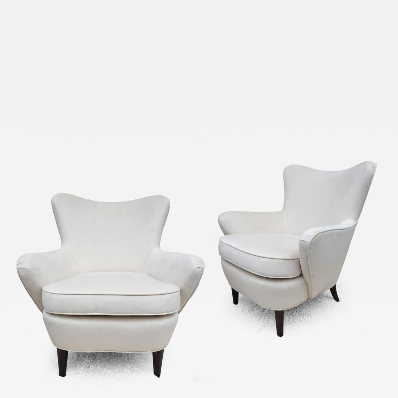 Ernst Schwadron Pair Rare Ernst Schwadron Club Chairs for Rena Rosenthal