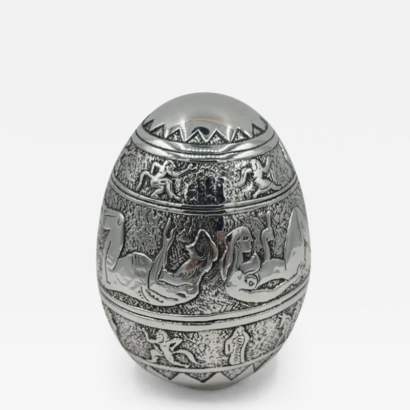 Erotic silver Egg 999 Silver