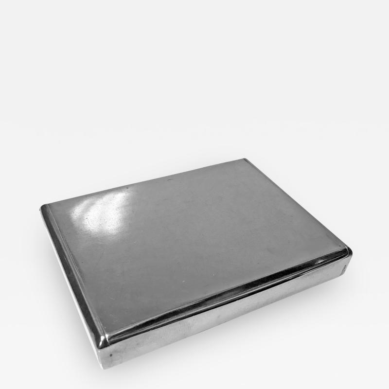 Estonian Silver heavy Cigarette Case Estonia C 1925