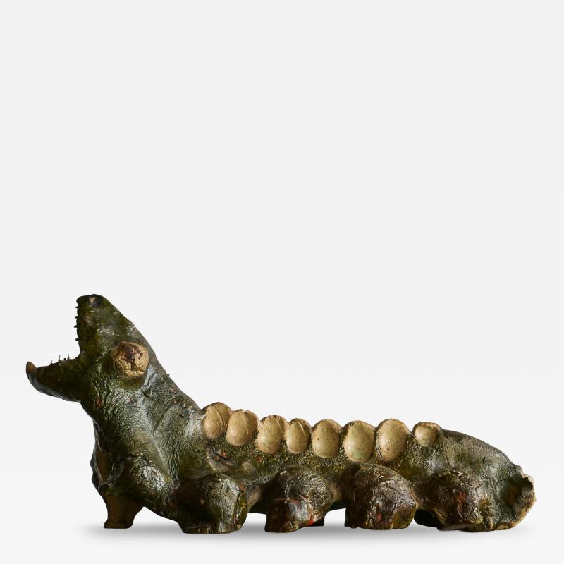 Etie van Rees Etie van Rees Style Studio Pottery Phantasy Creature Mid 20th Century