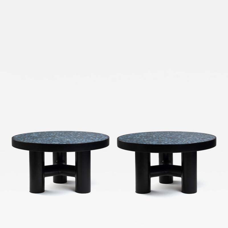 Etienne Allemeersch Pair of side tables