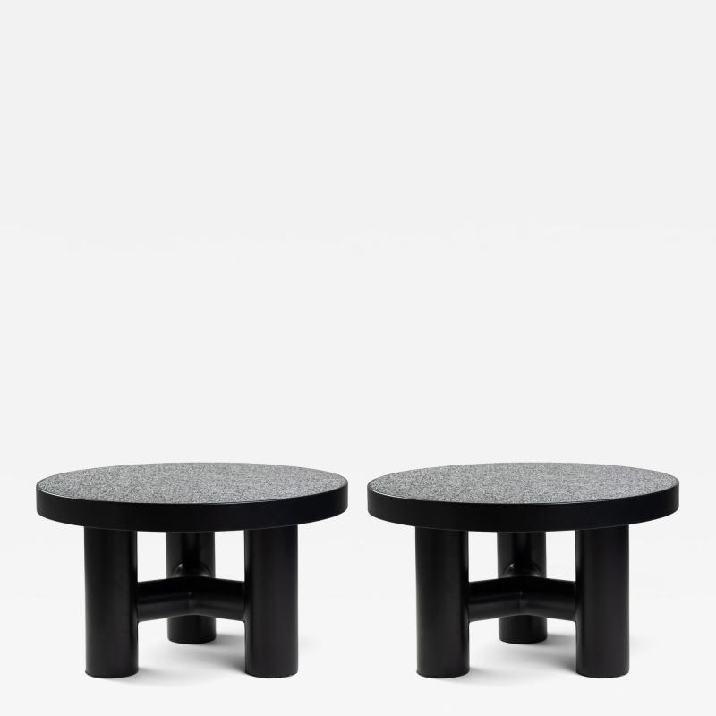 Etienne Allemeersch Pair of side tables