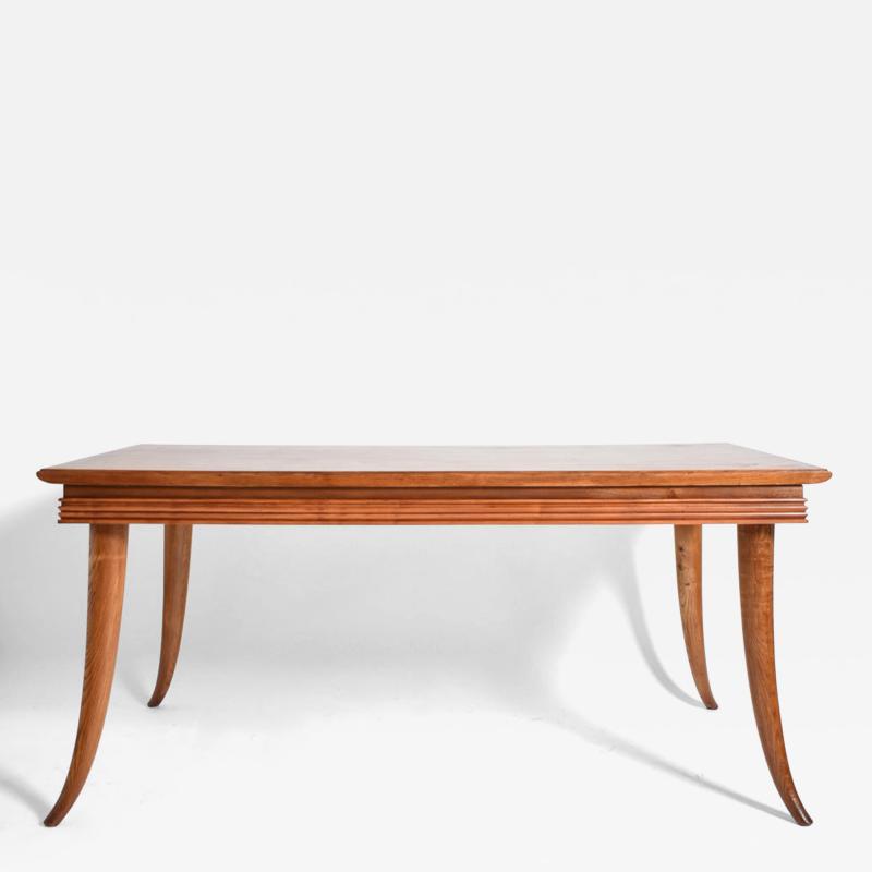 Etruscan style horns feet console dining table 1960s 