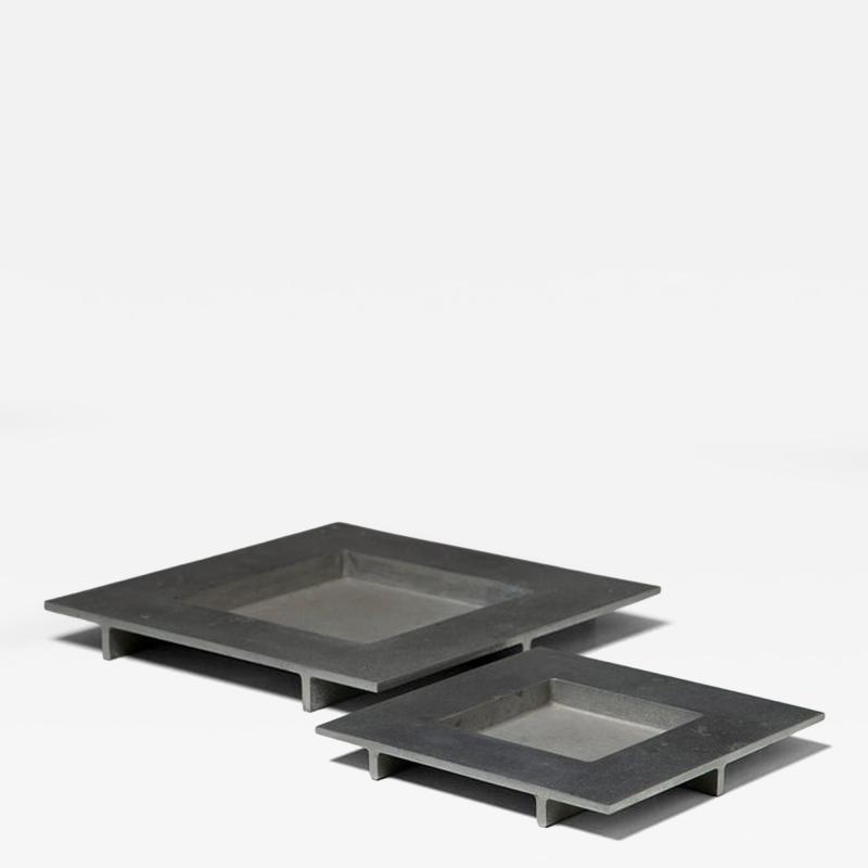 Ettore Sottsass Cast Aluminum Centerpieces by Ettore Sottsass for Il Sestante