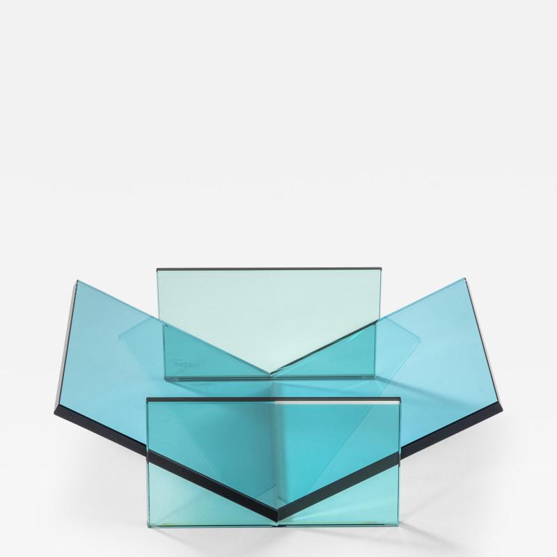 Ettore Sottsass Ettore Sottsass RSVP Centerpiece Mod Celeste in Colored Glass