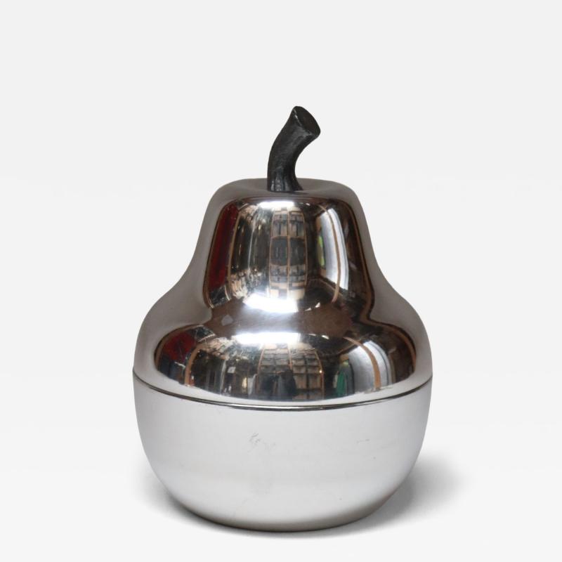 Ettore Sottsass Italian Modernist Polished Aluminum Pear Ice Bucket