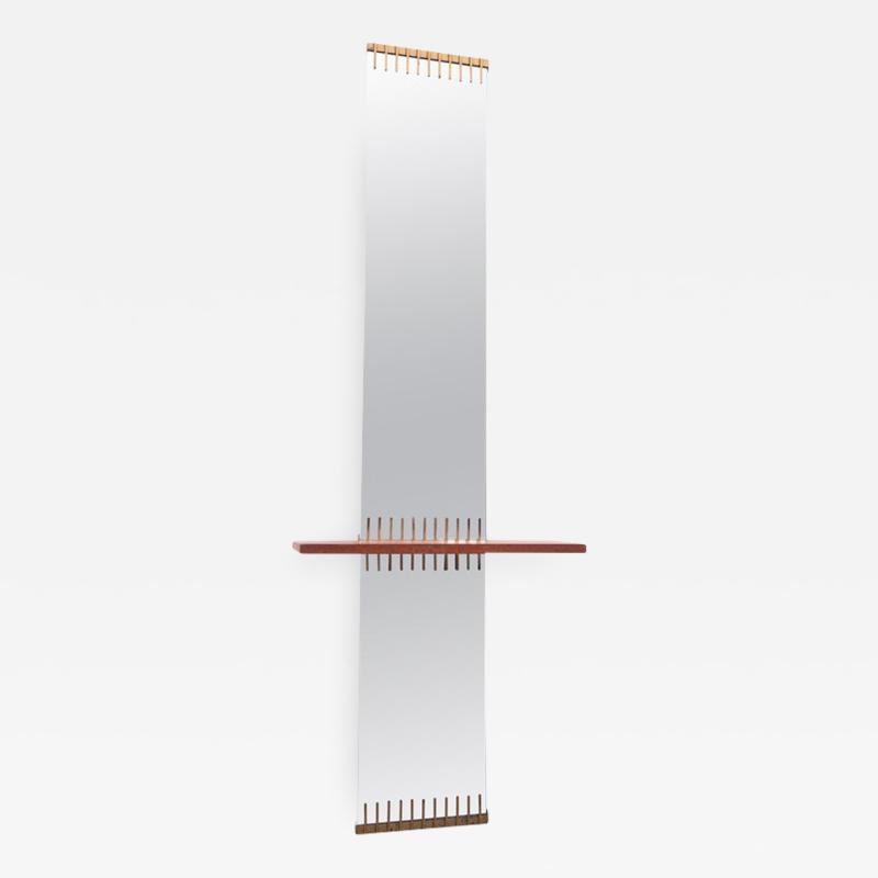 Ettore Sottsass Mid Century Modern Mirror by Ettore Sottsass for Santambrogio De Berti