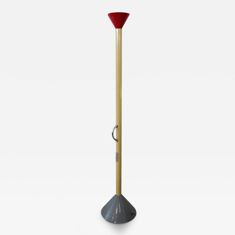 Ettore Sottsass Modern Colored Steel Callimaco Floor Lamp by Sottsass for Artemide 1980s